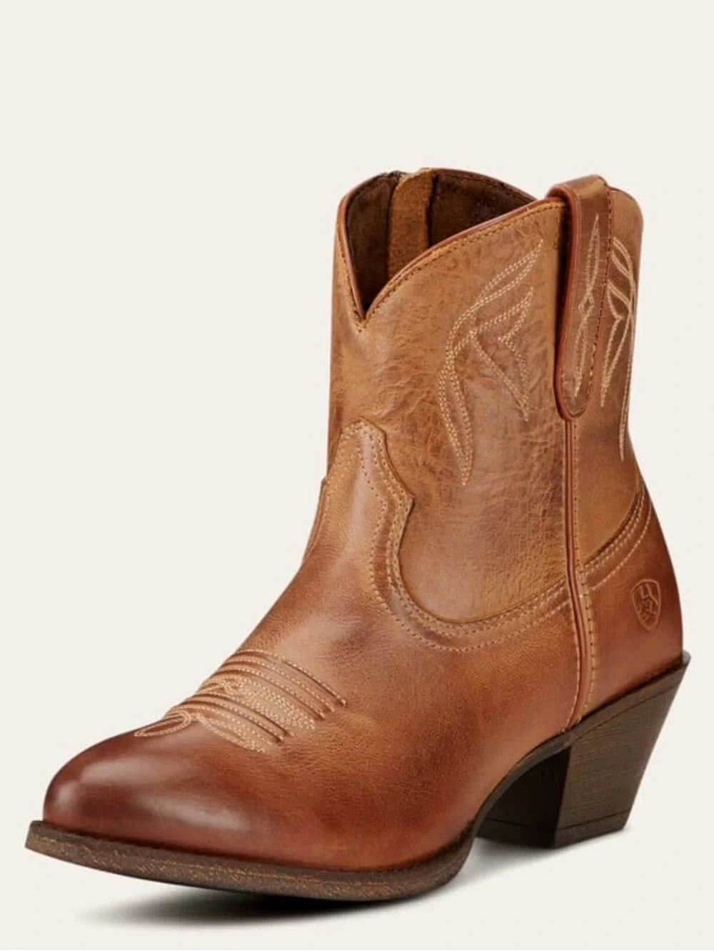 Ariat Darlin Western Boot Ankle High Boot Burnt Sugar 9C